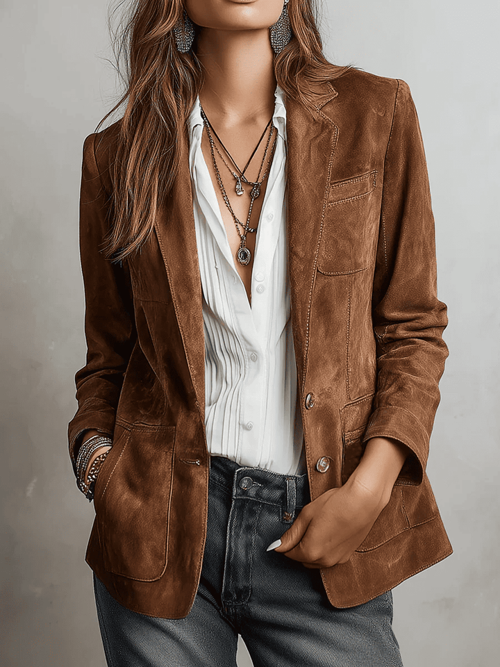 Emma - Blazer Vintage Marrón
