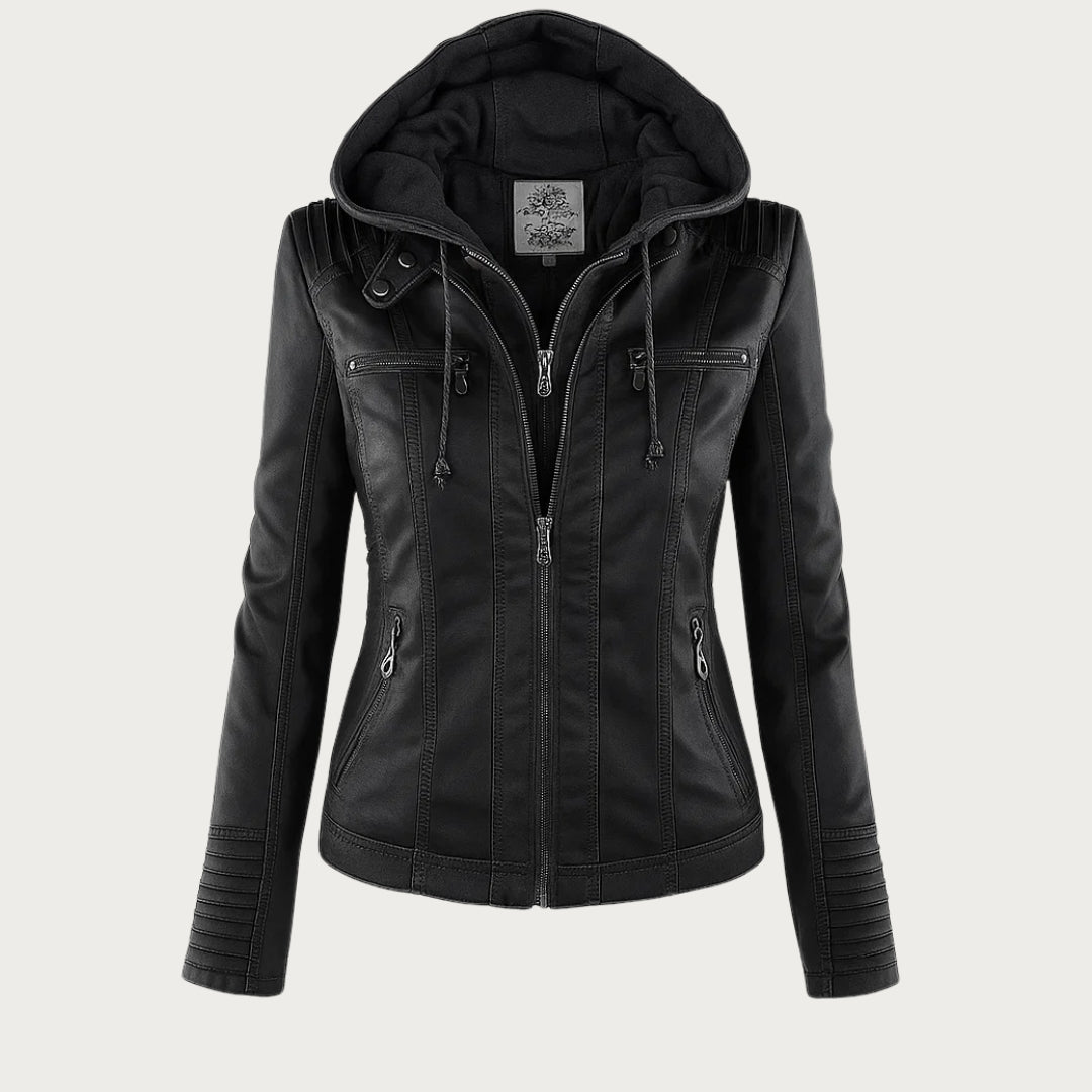 Monika | chaqueta de piel vegana