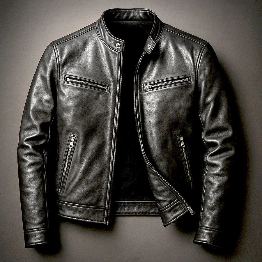 Chaqueta de cuero vintage