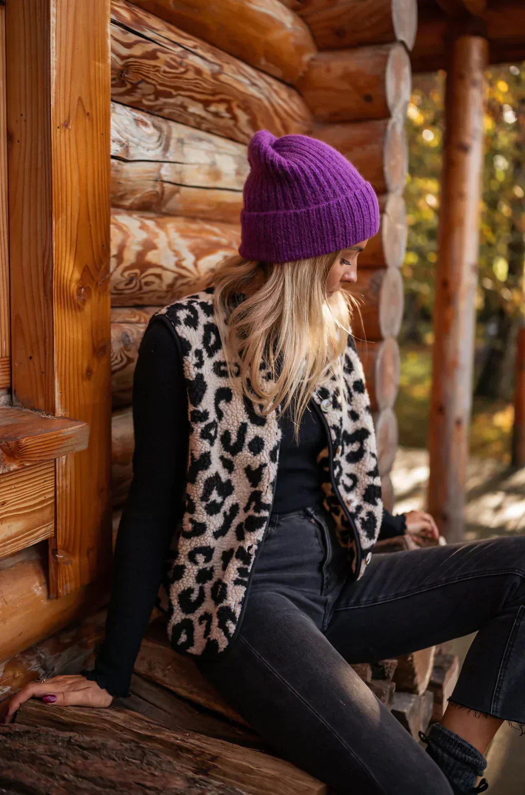 Amanda | Chaleco Leopardo