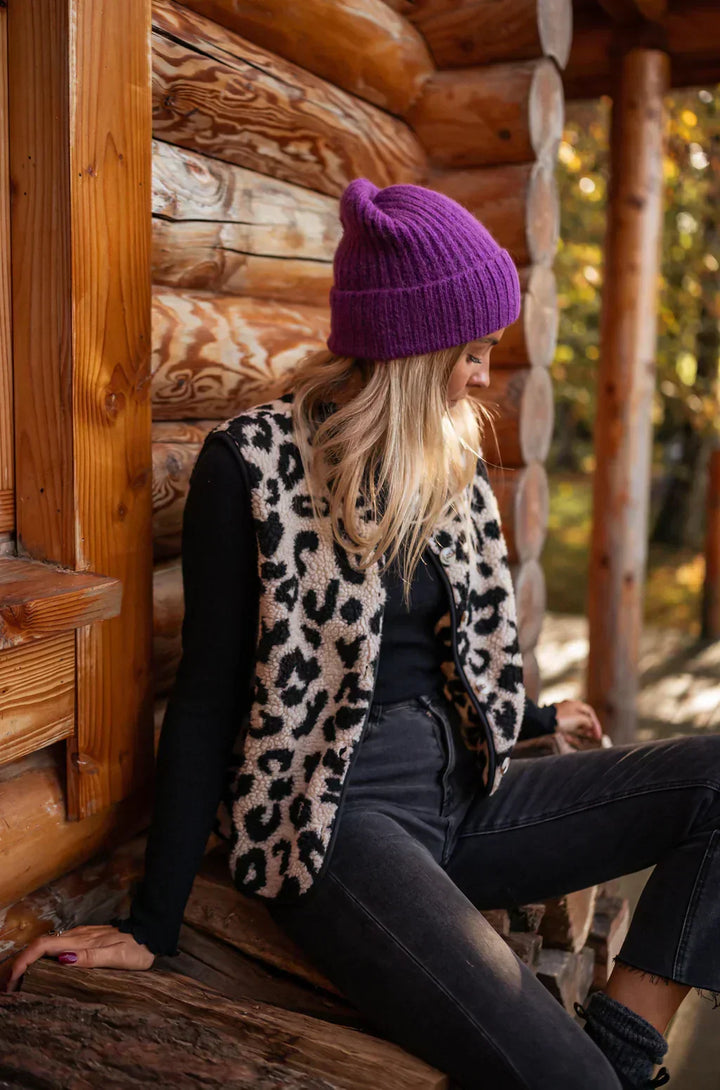 Amanda | Chaleco Leopardo