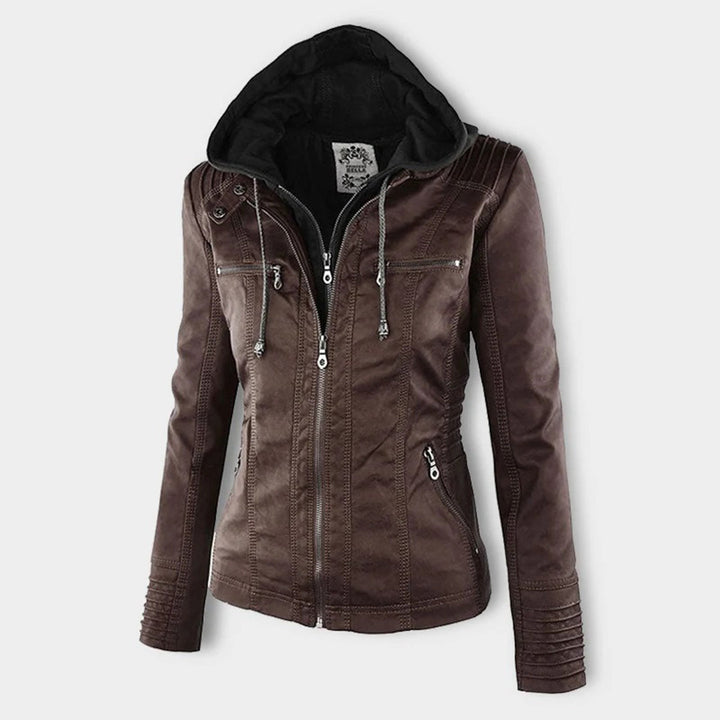 Monika | chaqueta de piel vegana