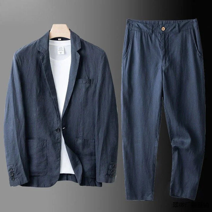 Lucas | Traje de lino premium de corte clásico