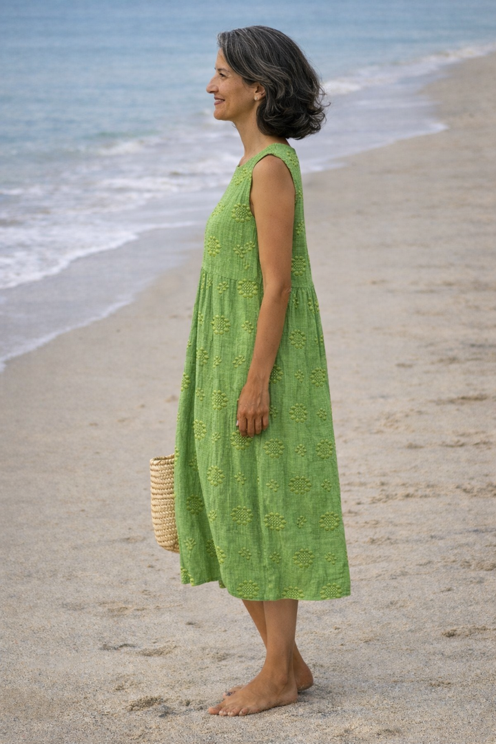 Sara | Vestido midi estampado