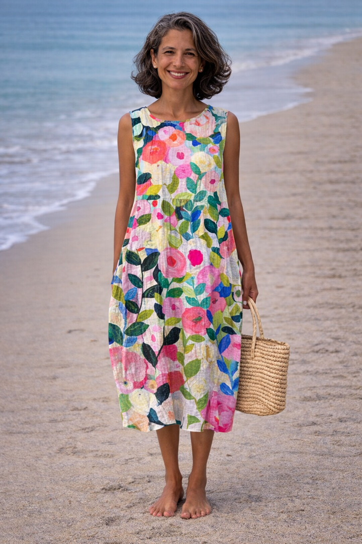 Ava | Vestido Midi Floral