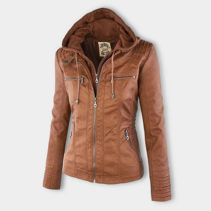 Monika | chaqueta de piel vegana