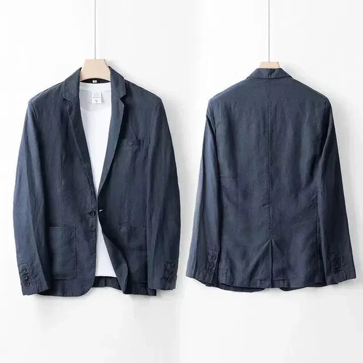Lucas | Traje de lino premium de corte clásico