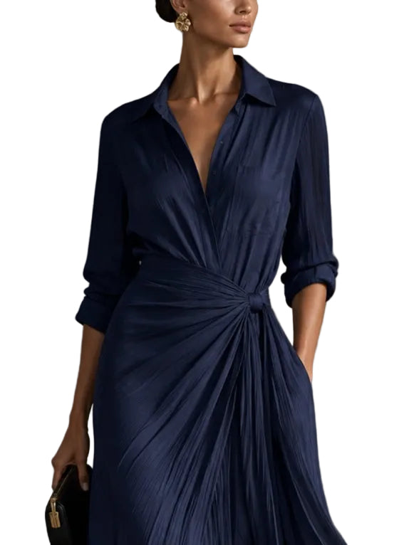 Vestido Gabriella — Camisero Maxi Anudado