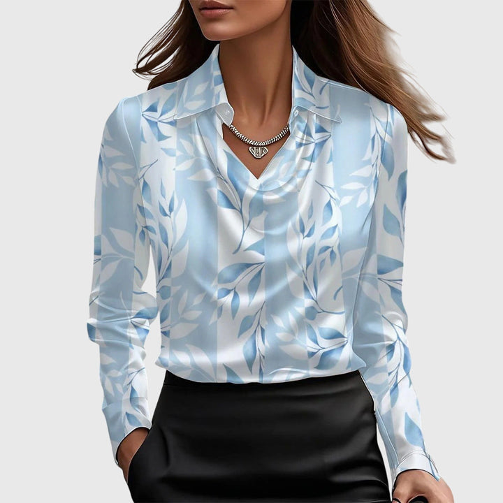 Brooklyn |  Blusa de satén brillante