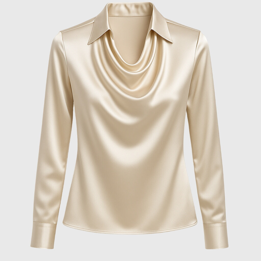 Brooklyn |  Blusa de satén brillante