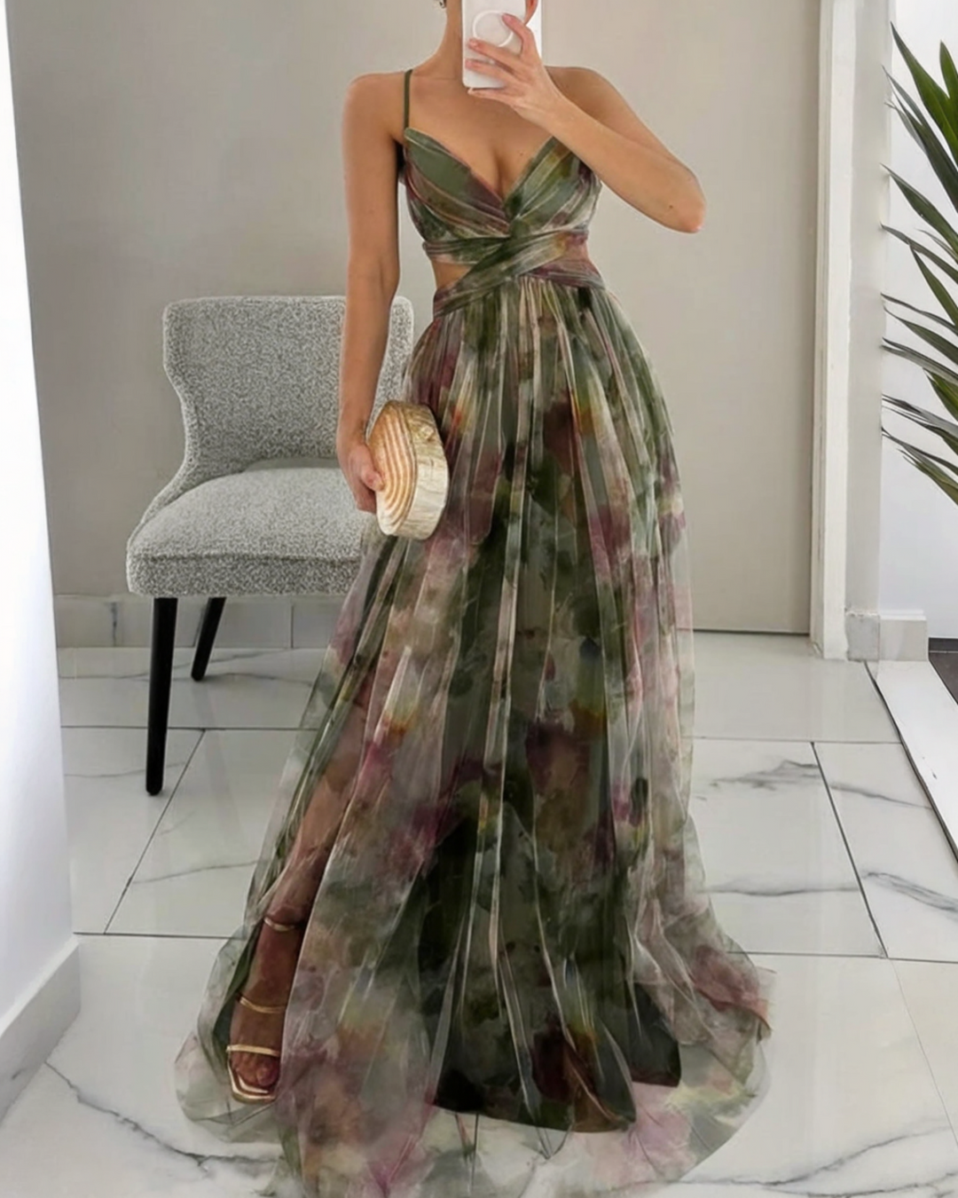 Rosa | Vestido maxi floral encantador