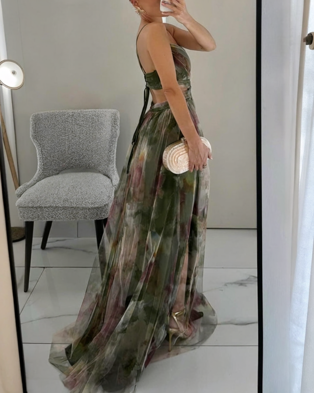 Rosa | Vestido maxi floral encantador