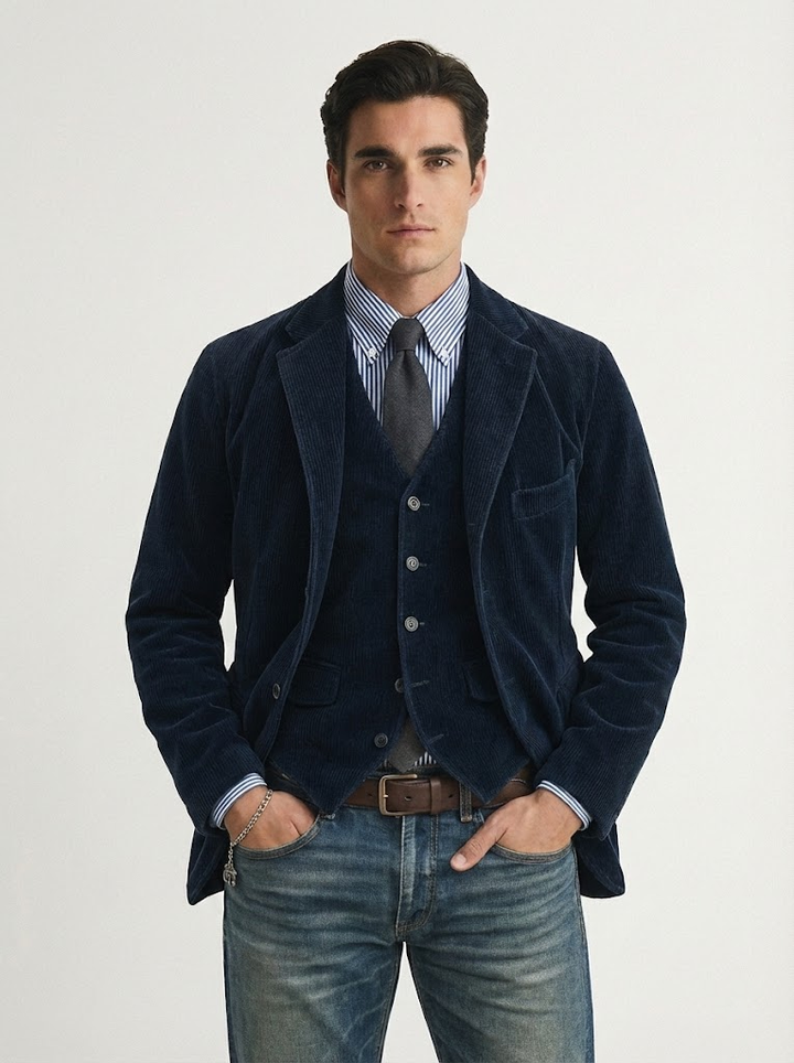 Tomás™ | Traje de dos piezas: Blazer y chaleco